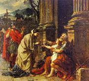 Jacques-Louis David Belisarius Begging for Alms painting